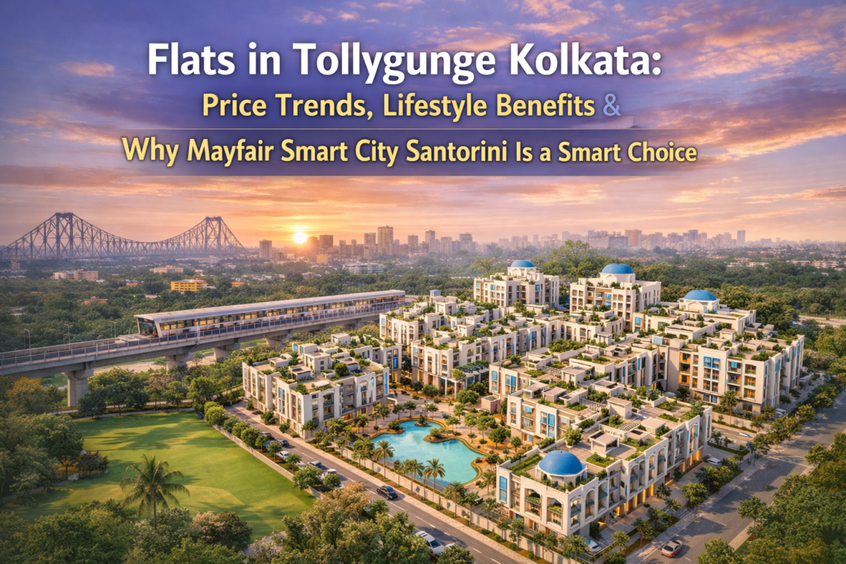 Flats in Tollygunge Kolkata: Price Trends, Lifestyle Benefits & Why Mayfair Smart City Santorini Is a Smart Choice