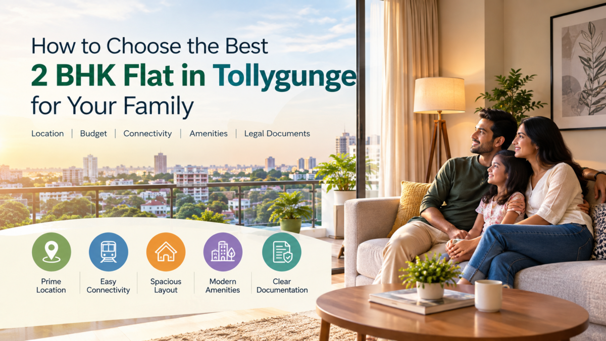 2 BHK flat in Tollygunge