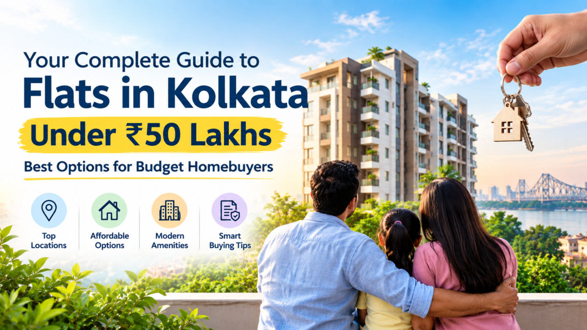 - Affordable residential flats in Kolkata under ₹50 lakhs